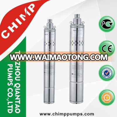 0.25kw Small Stainless Steel Electric Screw Deep Well Submersible Pump